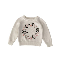 Load image into Gallery viewer, Baby Kid Girls Embroidered Sweaters Wholesale 230828123
