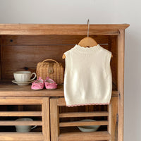 Load image into Gallery viewer, Baby Kid Girls Flower Embroidered Vests Waistcoats Wholesale 230828125
