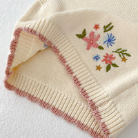 Load image into Gallery viewer, Baby Kid Girls Flower Embroidered Vests Waistcoats Wholesale 230828125
