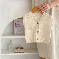 Load image into Gallery viewer, Baby Kid Girls Solid Color Vests Waistcoats Wholesale 230828141
