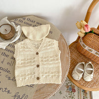 Load image into Gallery viewer, Baby Kid Girls Solid Color Vests Waistcoats Wholesale 230828141
