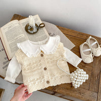 Load image into Gallery viewer, Baby Kid Girls Solid Color Vests Waistcoats Wholesale 230828141
