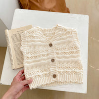 Load image into Gallery viewer, Baby Kid Girls Solid Color Vests Waistcoats Wholesale 230828141
