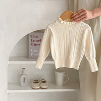 Load image into Gallery viewer, Baby Kid Girls Solid Color Sweaters Wholesale 230828153
