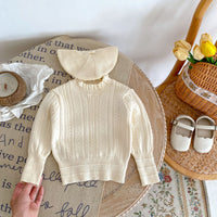 Load image into Gallery viewer, Baby Kid Girls Solid Color Sweaters Wholesale 230828153

