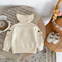 Load image into Gallery viewer, Baby Kid Girls Solid Color Embroidered Sweaters Wholesale 230828156
