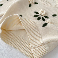Load image into Gallery viewer, Baby Kid Girls Solid Color Embroidered Sweaters Wholesale 230828156
