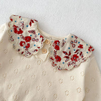 Load image into Gallery viewer, Baby Kid Girls Solid Color Flower Sweaters Wholesale 230828177
