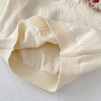 Load image into Gallery viewer, Baby Kid Girls Solid Color Flower Sweaters Wholesale 230828177
