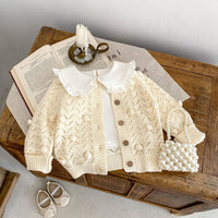 Load image into Gallery viewer, Baby Kid Girls Solid Color Cardigan Wholesale 230828225
