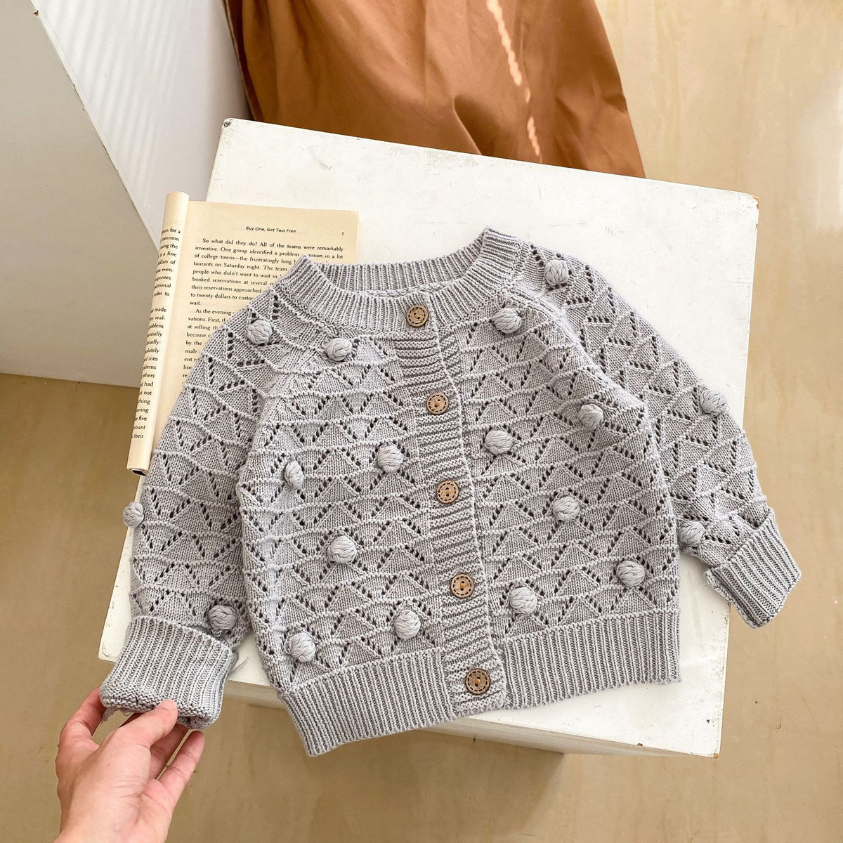 Baby Kid Girls Solid Color Cardigan Wholesale 230828225