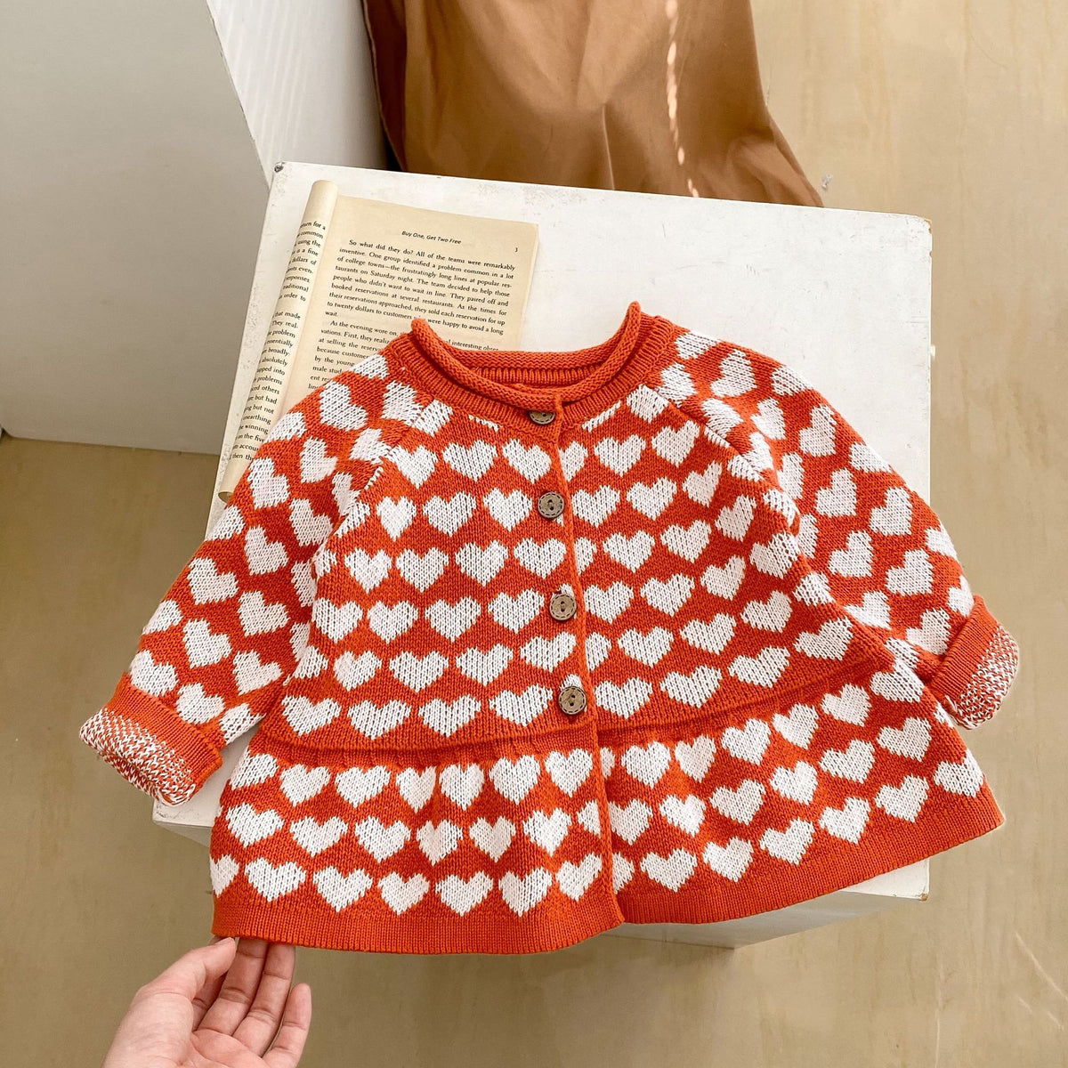 Baby Kid Girls Love heart Cardigan Wholesale 230828238
