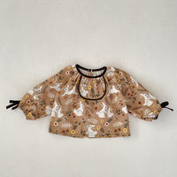 Load image into Gallery viewer, 3 Pieces Set Baby Kid Girls Animals Print Tops Solid Color Shorts And Hat Wholesale 230828249
