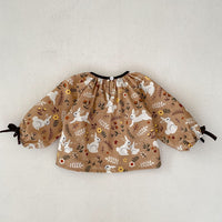 Load image into Gallery viewer, 3 Pieces Set Baby Kid Girls Animals Print Tops Solid Color Shorts And Hat Wholesale 230828249
