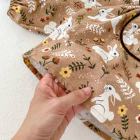 Load image into Gallery viewer, 3 Pieces Set Baby Kid Girls Animals Print Tops Solid Color Shorts And Hat Wholesale 230828249
