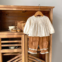 Load image into Gallery viewer, Baby Kid Girls Solid Color Love heart Tops And Pants Wholesale 230828257
