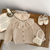 Load image into Gallery viewer, Baby Kid Girls Solid Color Cardigan Wholesale 230828261
