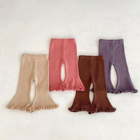 Load image into Gallery viewer, Baby Kid Girls Solid Color Pants Wholesale 230828262
