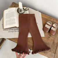 Load image into Gallery viewer, Baby Kid Girls Solid Color Flower Print Tops Pants Wholesale 230828263
