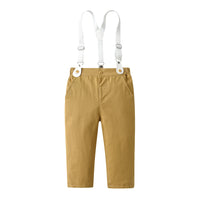 Load image into Gallery viewer, 2 Pieces Set Baby Kid Boys Solid Color Shirts And Pants Wholesale 230828265
