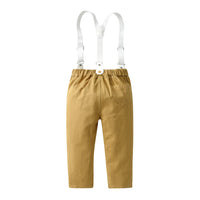 Load image into Gallery viewer, 2 Pieces Set Baby Kid Boys Solid Color Shirts And Pants Wholesale 230828265
