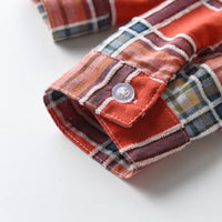 Load image into Gallery viewer, Baby Kid Boys Color-blocking Checked Shirts Wholesale 230828272
