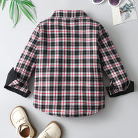 Load image into Gallery viewer, Baby Kid Boys Color-blocking Checked Shirts Wholesale 230828272
