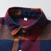 Load image into Gallery viewer, Baby Kid Boys Color-blocking Checked Shirts Wholesale 230828272
