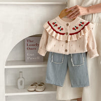 Load image into Gallery viewer, Baby Kid Unisex Solid Color Jeans Wholesale 230828276
