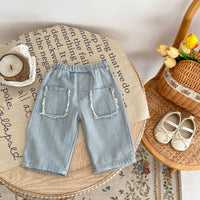 Load image into Gallery viewer, Baby Kid Unisex Solid Color Jeans Wholesale 230828276
