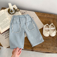 Load image into Gallery viewer, Baby Kid Unisex Solid Color Jeans Wholesale 230828276
