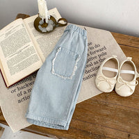 Load image into Gallery viewer, Baby Kid Unisex Solid Color Jeans Wholesale 230828276
