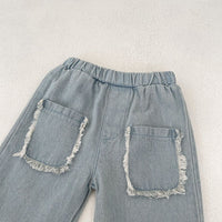 Load image into Gallery viewer, Baby Kid Unisex Solid Color Jeans Wholesale 230828276
