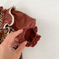 Load image into Gallery viewer, Baby Girls Color-blocking Print Rompers Wholesale 230828284
