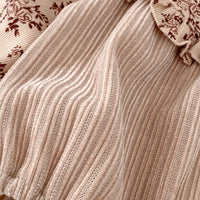 Load image into Gallery viewer, Baby Girls Flower Print Rompers Wholesale 230828285
