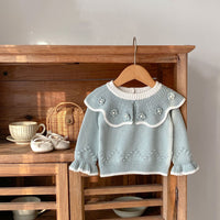 Load image into Gallery viewer, Baby Kid Girls Solid Color Sweaters Wholesale 230828304
