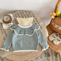 Load image into Gallery viewer, Baby Kid Girls Solid Color Sweaters Wholesale 230828304
