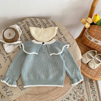 Load image into Gallery viewer, Baby Kid Girls Solid Color Sweaters Wholesale 230828304
