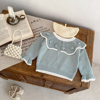 Load image into Gallery viewer, Baby Kid Girls Solid Color Sweaters Wholesale 230828304

