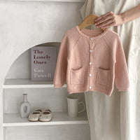 Load image into Gallery viewer, Baby Kid Girls Solid Color Cardigan Wholesale 230828305
