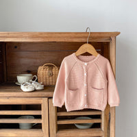 Load image into Gallery viewer, Baby Kid Girls Solid Color Cardigan Wholesale 230828305
