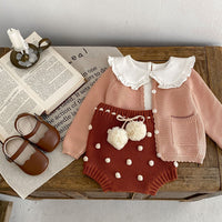 Load image into Gallery viewer, Baby Kid Girls Solid Color Cardigan Wholesale 230828305
