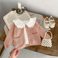 Load image into Gallery viewer, Baby Kid Girls Solid Color Cardigan Wholesale 230828305
