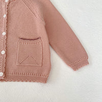 Load image into Gallery viewer, Baby Kid Girls Solid Color Cardigan Wholesale 230828305
