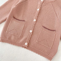 Load image into Gallery viewer, Baby Kid Girls Solid Color Cardigan Wholesale 230828305

