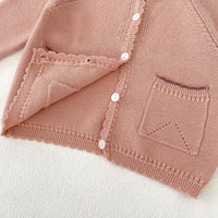 Load image into Gallery viewer, Baby Kid Girls Solid Color Cardigan Wholesale 230828305
