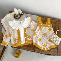 Load image into Gallery viewer, Baby Kid Girls Color-blocking Flower Rompers Jackets Outwears Wholesale 230828312
