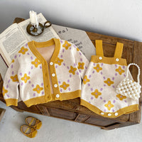 Load image into Gallery viewer, Baby Kid Girls Color-blocking Flower Rompers Jackets Outwears Wholesale 230828312
