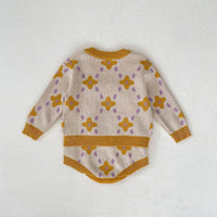 Load image into Gallery viewer, Baby Kid Girls Color-blocking Flower Rompers Jackets Outwears Wholesale 230828312
