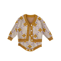 Load image into Gallery viewer, Baby Kid Girls Color-blocking Flower Rompers Jackets Outwears Wholesale 230828312
